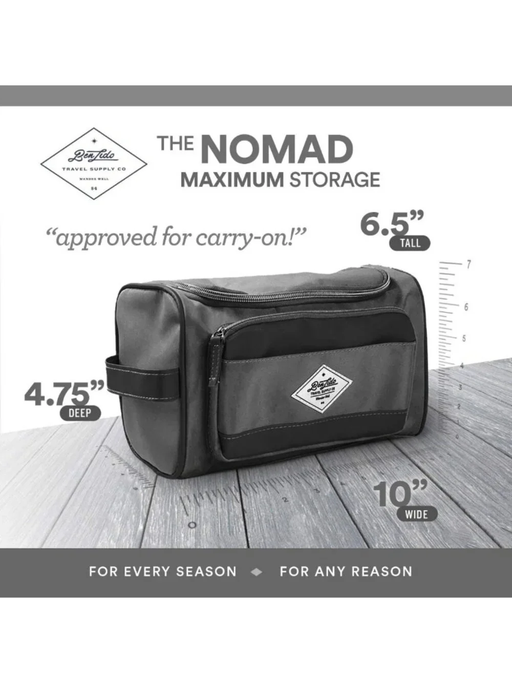 15-Piece Men's Travel Essentials Kit - TSA Compliant, Dandruff Shampoo & Scalp